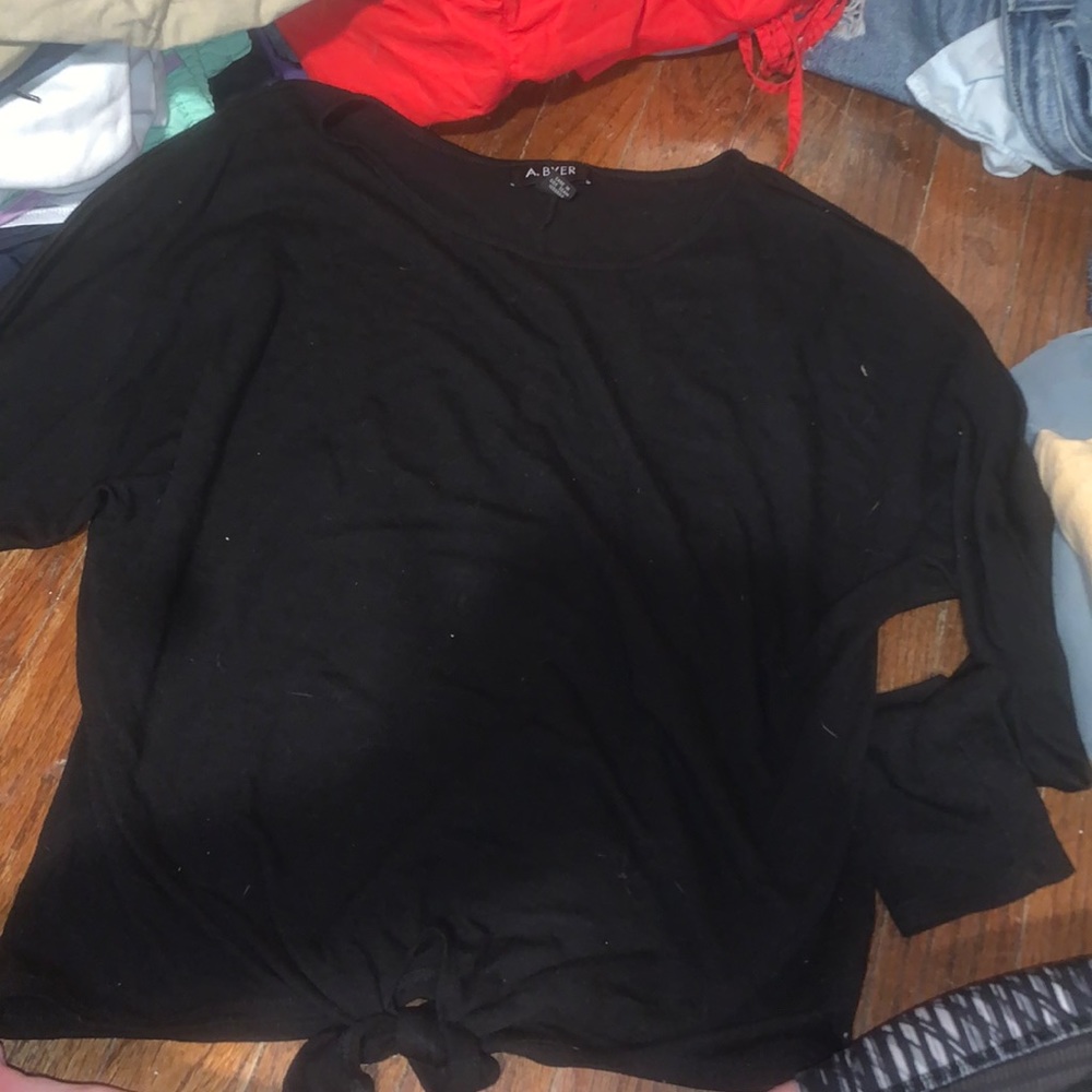 Black long sleeve shirt